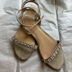 Badgley Mischka Jewel ankle strap shoes